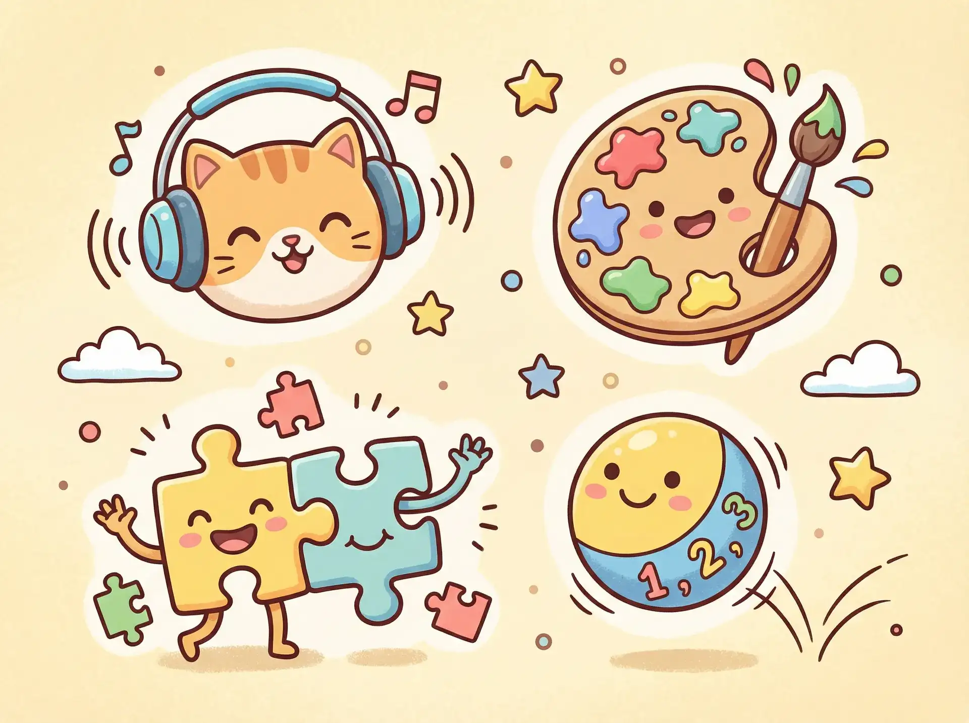 小朋友的手工作品 - 情不自禁韩国高清完整版 益智创作